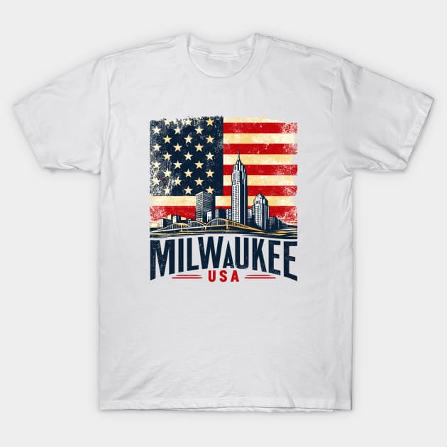 Milwaukee T-Shirt by Vehicles-Art